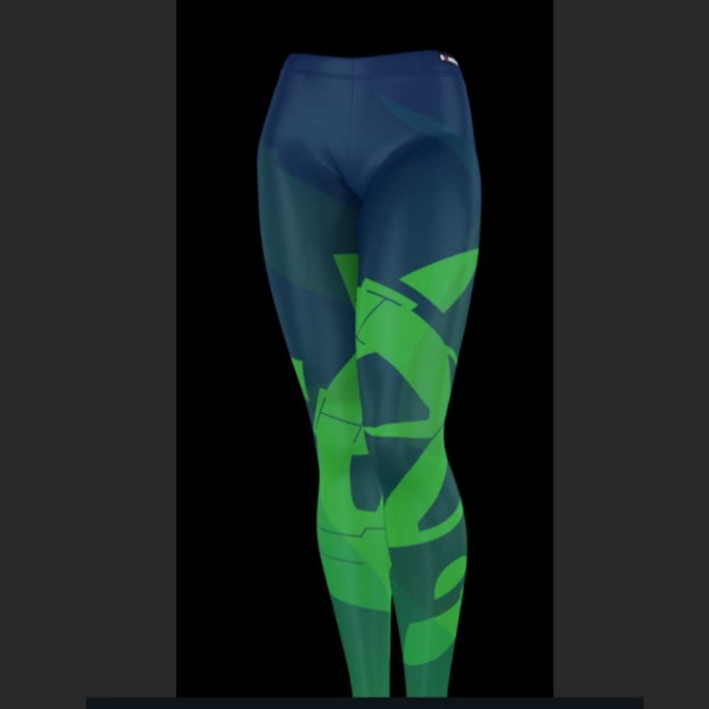 Bombsheller “Emerald City” Leggings NWOT